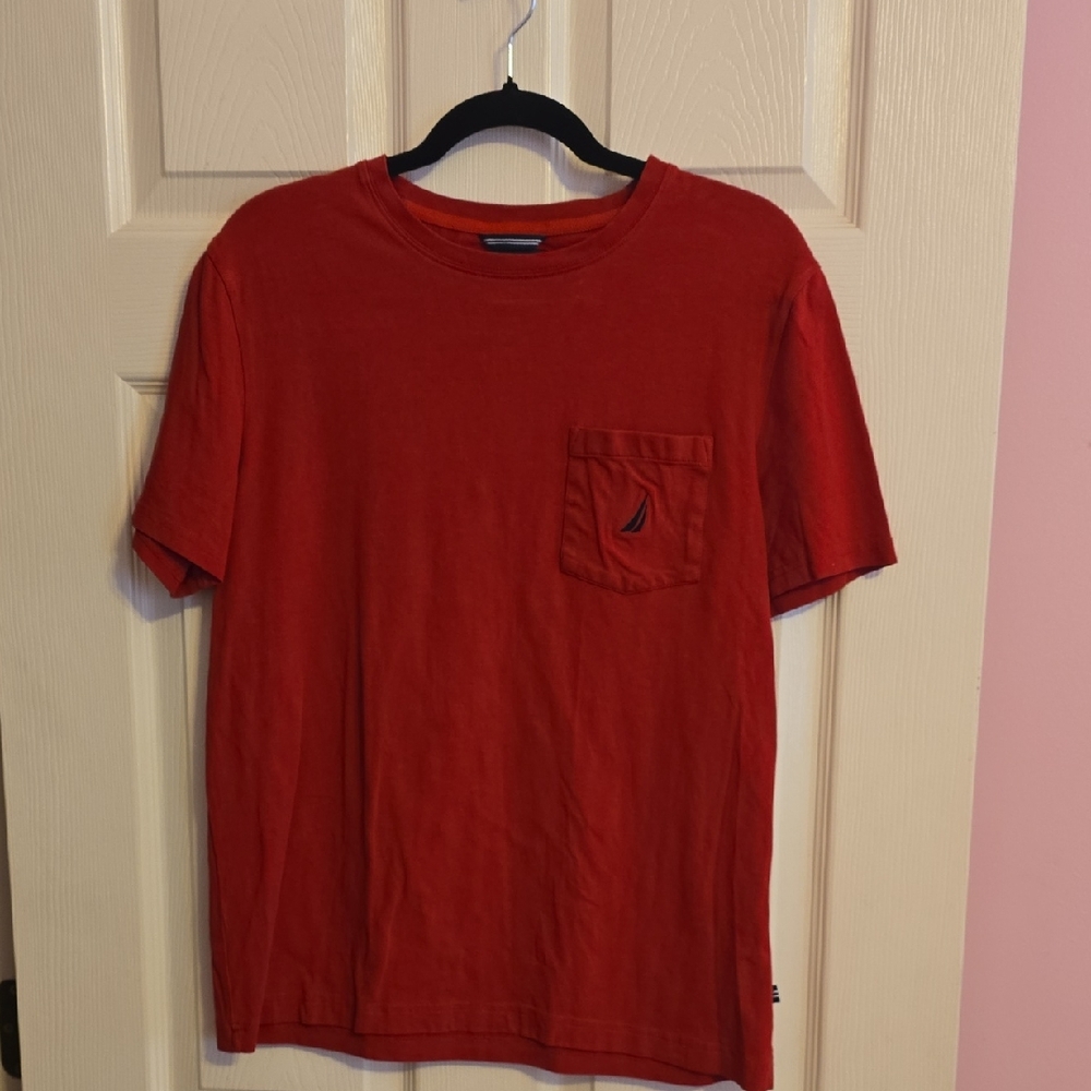 Nautica Men's‎ Red Short Sleeve Tee